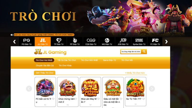 Trò chơi - slot game 789Bet